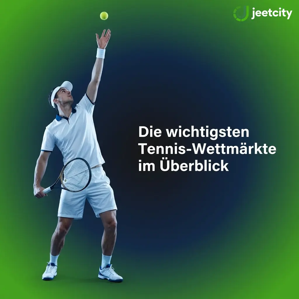 Tennis-Wettmärkte bei JeetCity: Matchsieger, Satzergebnis, Handicap und mehr im Überblick
