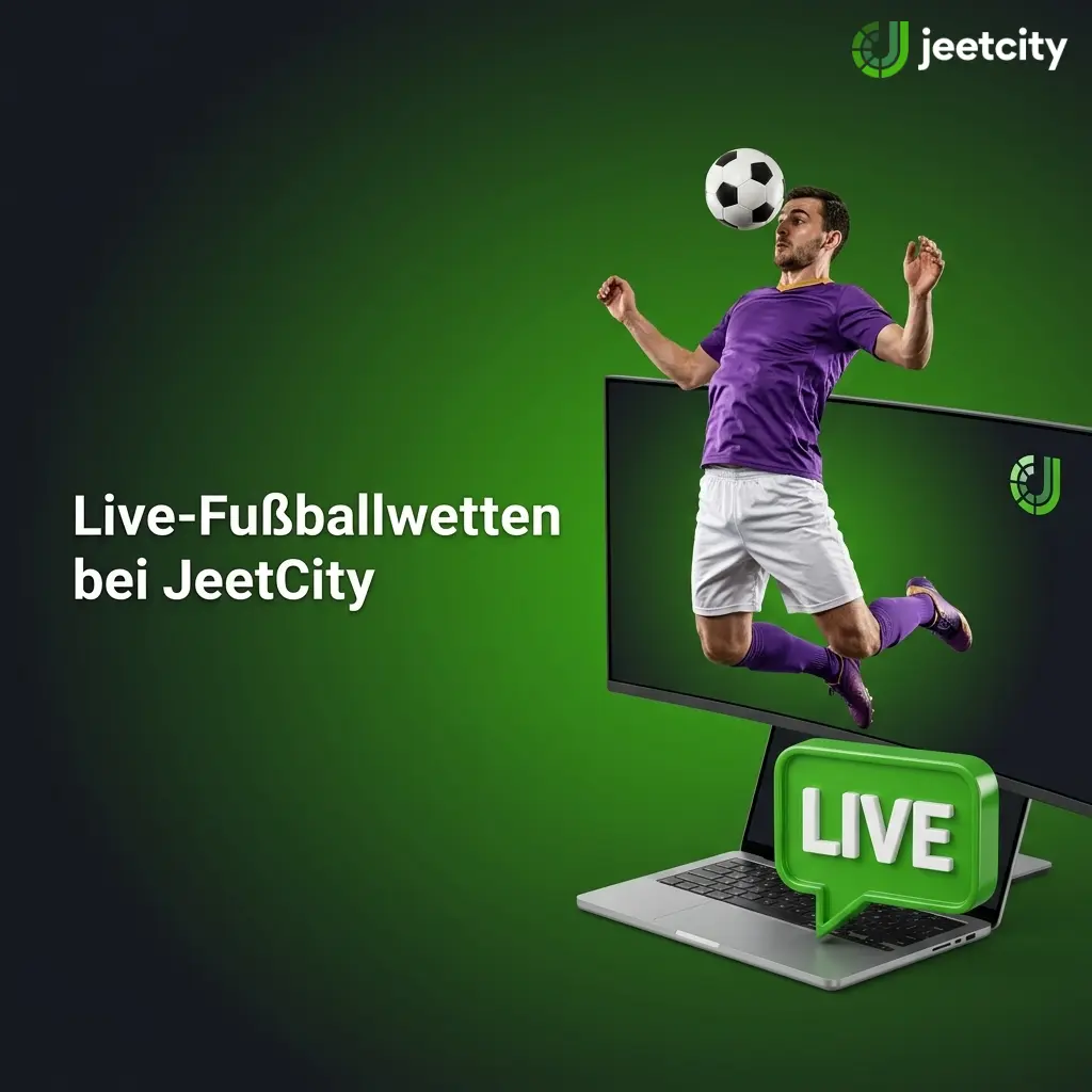 Live-Fußballwetten bei JeetCity mit Echtzeit-Quoten, Match-Tracker und aktuellen Spielstatistiken