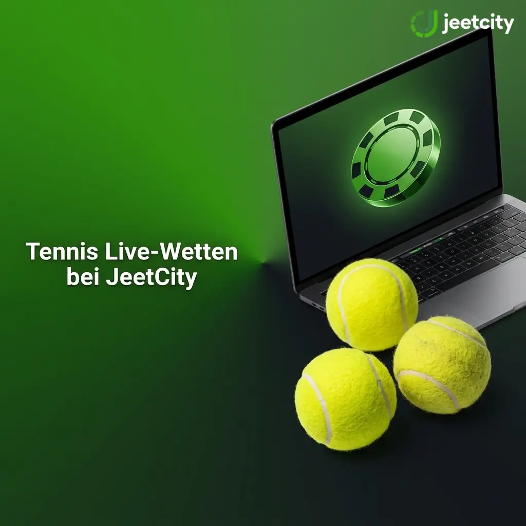 Tennis Live-Wetten bei JeetCity mit Echtzeit-Quoten, Live-Statistiken und mobiler Wettoberfläche