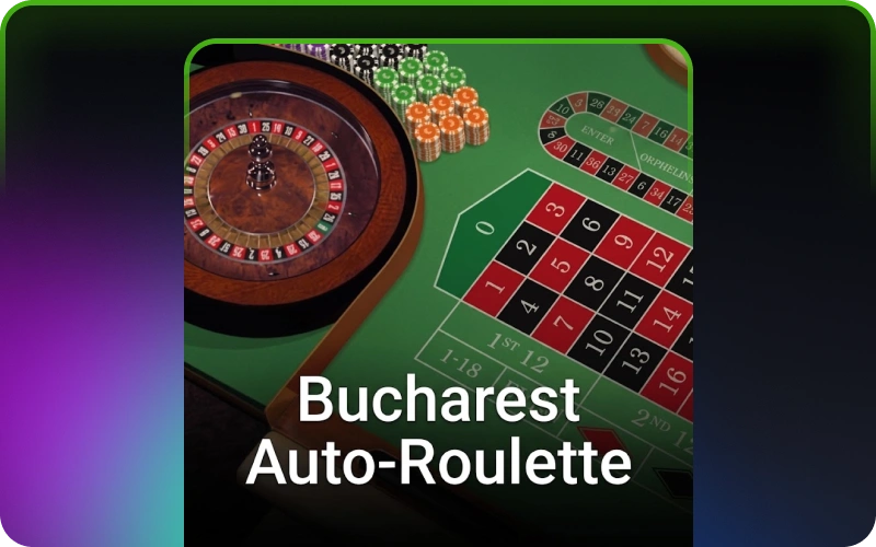 Setze deine Chips bei Bucharest Auto-Roulette auf der JeetCity Plattform.