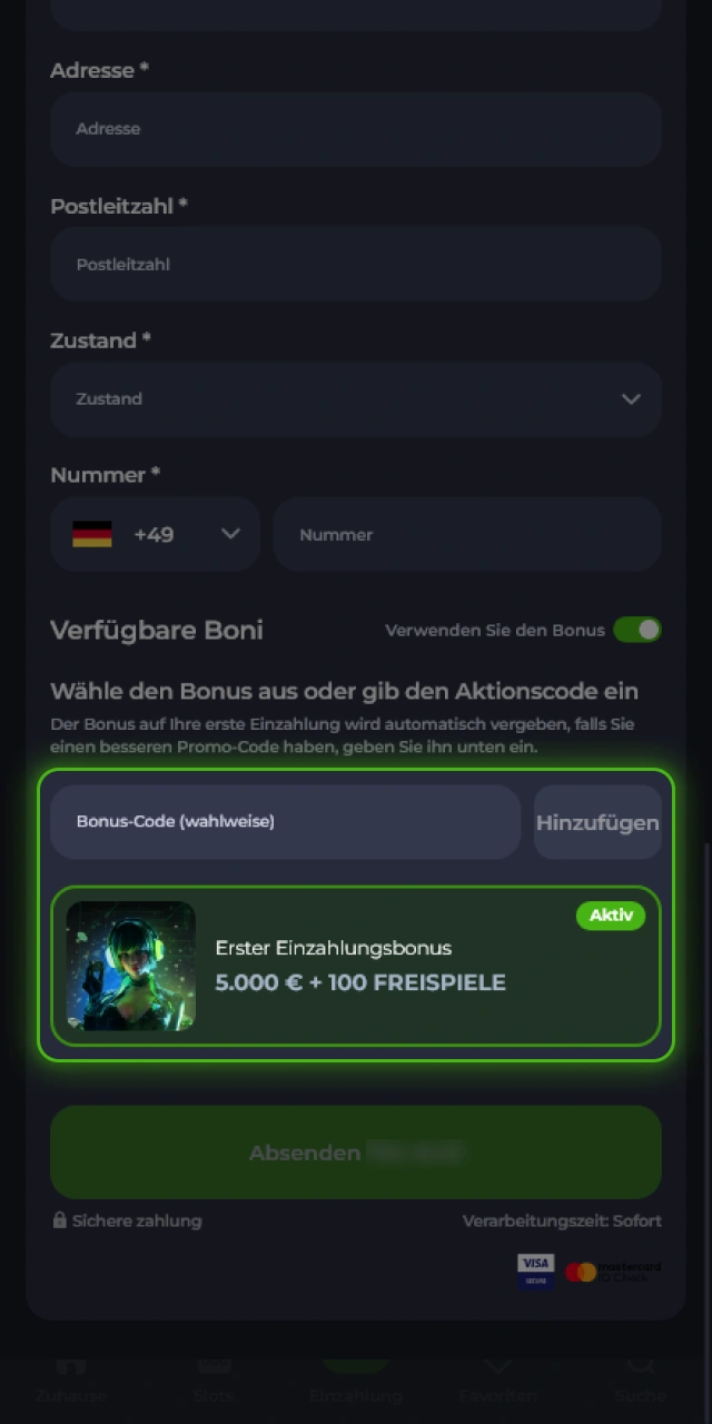 Aktiviere deinen exklusiven Willkommensbonus für das spannende JeetCity Live Casino.