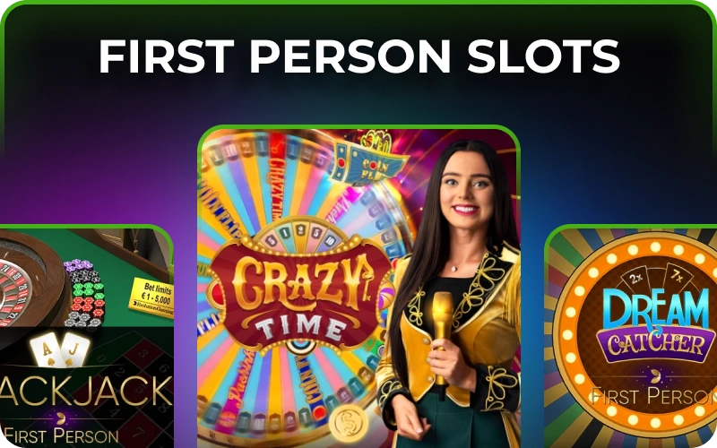 Entdecke innovative First Person Slots als einzigartige Spielautomaten bei JeetCity.